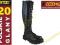 Hunters GLANY DŁUGIE WYSOKIE 20 skóra CZARNE 40