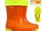 DEMAR KALOSZE Z OCIEPLACZEM __ g pomarańcz r.24-25
