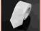 KRAWAT PANELOWY PANEL ŚLEDŹ ŚLEDZIK 6cm BIAŁY V2