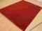 Czerwony gładki wysokiej jakości dywan handloom