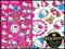 HELLO KITTY - 32SZT, ZESTAW NAKLEJEK