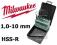 ZESTAW 19 szt WIERTEŁ DO METALU HSS-R MILWAUKEE