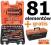 ZESTAW 81 szt. 1/4'' i 1/2'' S81-MIX BAHCO - W-wa