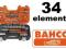 ZESTAW 34 szt. 1/4'' i 3/8'' S330 BAHCO - W-wa