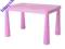 IKEA stół stolik MAMMUT dla dzieci stoliki RÓŻOWY