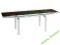 STÓŁ SZKLANY GD-220 DARK 90X150-220 ALUM SIGNAL