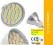 LampySklep24 LED GU10 27SMD5050 5W=50W CIEPŁA ip44