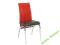 KRZESŁO METAL.EKOSKÓRA H-203 CZERWONOCZARNESIGNAL