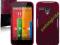 MOTOROLA MOTO G CZERWONY ZEL ETUI