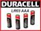 BATERIE DURACELL LR03 AAA BATERIA MAŁY PALUSZEK