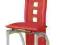 KRZESŁO METALOWE H77 KRZESŁA STÓŁ SALON CZERWIEŃ
