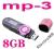 NOWY ODTWARZACZ MP3 BASS 8 GB KOLORY