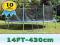 TRAMPOLINA KOGEE USA 14FT 430CM SIATKA WEWNĘTRZNA