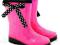Kalosze RÓŻOWE dla dziewczynki KOKARDA r. 23 / 24