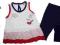 KOMPLET BAWEŁNIANY SUKIENKA I LEGGINSY R. 86 / 92