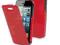 Muvit Etui ultracienkie z klapką iPhone 5 czerwone
