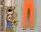 :O) Rurki - Legginsy __JETT NEON__ 98/104__orange