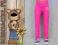 :O) Rurki - Legginsy __JETT NEON__ 98/104__ fuxia