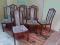 KRZESŁO KRZESŁA KRZESEŁ MAHOŃ 8 MAHONIOWYCH