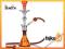 Fajka wodna shisha Tree 47cm czerwono-złota węgiel