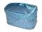 KOSMETYCZKA KUFEREK Z LUSTERKIEM NIEBIESKA OKAZJA