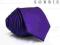 WĄSKI KRAWAT ŚLEDŹ ++ CIEMNY FIOLET - ŚLIWKA ++