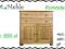 Komoda 2d+2s Szuflady Drewniana Sosnowa Solidna