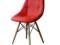 KRZESŁO EPC DSW CZERWONE EKOSKÓRA WARSZAWA