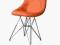 KRZESŁO EPC DSR POMARAŃCZ EKOSKÓRA WARSZAWA