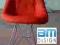 KRZESŁO EPC DSR CZERWONE EKOSKÓRA WARSZAWA