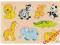 Puzzle z uchwytami ZWIERZĄTKA Z ZOO ! GOKI
