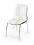 KRZESŁO METALOWE K171 STÓŁ SALON KUCHNIA DOM biały