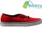 BUTY TRAMPKI VANS AUTHENTIC NJV2KA CZERWONE 39