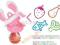 Kidsme GRYZAK SILIKONOWY do PODAWANIA POKARMU Pink