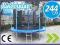 Trampolina Ogrodowa z siatką 244 cm 8FT Kinderplay