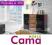 KOMODA CAMA ŚLIWA/ CZARNY WYSOKI POŁYSK 48h RATY