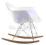 Krzesło bujane Eiffel Rocking insp. RAR białe