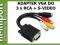 Adapter Kabel z PC laptop na TV SVGA VGA RCA