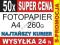 50 x A4 PAPIER FOTO FOTOGRAFICZNY BŁYSZCZĄCY 260g