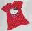 TU tunika 116 6 lat cekiny Hello KITTY w kropki