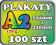100szt Plakaty A2 170g TRANSPORT GRATIS! PROJEKT!