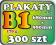 300szt Plakaty B1 170g TRANSPORT GRATIS! PROJEKT!