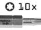 Festool bity Torx 10 szt. TX 20-25/10 490506