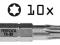 Festool bity Torx 10 szt. TX 30-25/10 490508