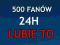 ! 500+ fani Facebook, fanpage, Like, Lubię To !