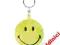 Brelok nici smiley zielony 6cm plusz