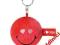 Brelok nici smiley czerwony 6cm plusz