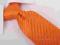 KRAWAT ŻAKARDOWY - POMARAŃCZOWY [1044]
