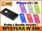 ETUI POKROWIEC S-LINE IPHONE 4 / 4S +FOLIA +RYSIK