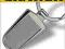Breloczek stalowy z grawerem - półowalny   (M210)